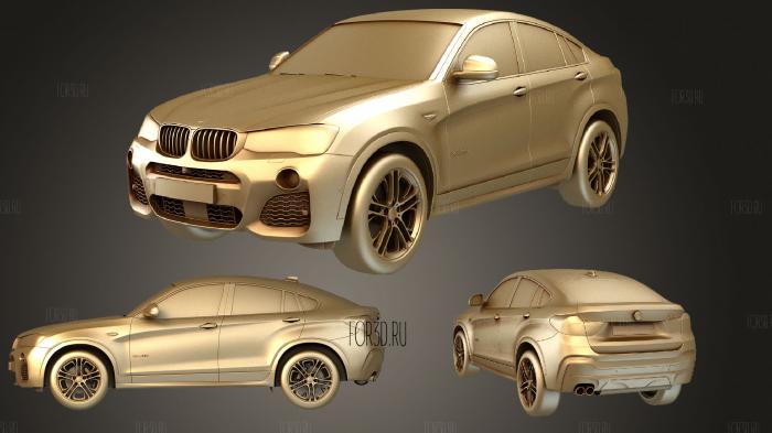 BMW X4 STANDARD 2015 3d stl модель для ЧПУ